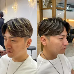 🌟メンズのトレンド🌟メンズカット➕フルブリーチカラー(ハイライトカラーやインナーカラーはプラス料金になります)