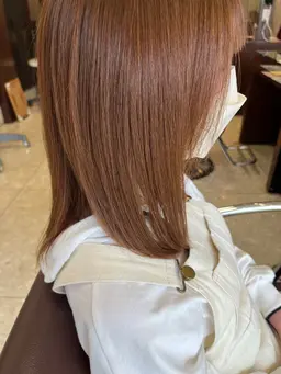 成人式 前に✨カラー　シャンプーブロー込み