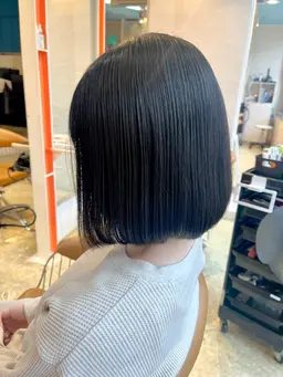 縮毛矯正(リタッチのみ) + メンテナンスカット