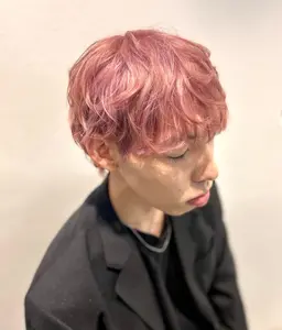 〖🫧メンズ限定!学生大人気!🫧〗 メンズカット+ブリーチonカラー+ムコタ3stepTR🫧