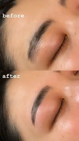 ハリウッドブローリフト➕眉ワックス