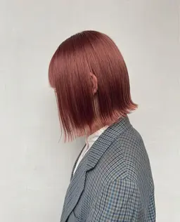 “ロング料金なし”似合わせカット＋ケアカラー【ボブカット/レイヤーカット/メンテナンスカット/顔まわりカット】