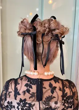 ヘアアレンジ　ヘアセット