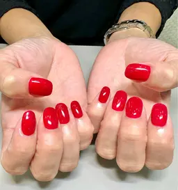 🌷オフィス・シンプル派に人気【パラジェル使用💅ツヤ感ワンカラー(オフなし)】