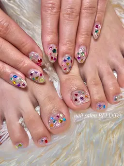 持ち込みデザイン フットバス＆フットネイル