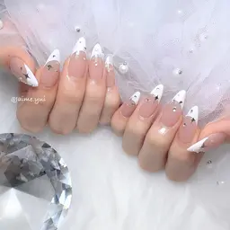 スカルプ✨フレンチネイル