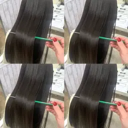 カット➕縮毛矯正(トリートメント付)¥10860​〜​(ロング料金別)