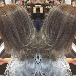 [人気No1]✂️外国人風ハイライト3D全頭カラー & 選べるトリートメント✂️(ケアブリーチを使用)