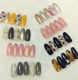 初回ソフトジェルオフ無料！秋冬アート