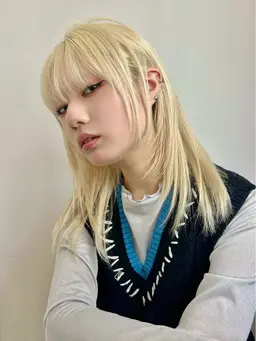 【🥀丁寧に✨】ハイトーンブリーチ✨リタッチのみ⚠️ペーパーテックでしっかり明るく💡