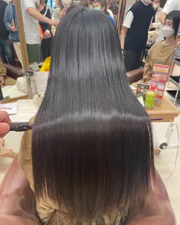 【髪質改善ストレート】自宅で使えるオイル付き