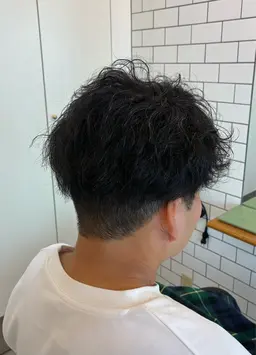 「楽にかっこよく🐺」メンズカット+パーマ(ブリーチ、ストパー❌