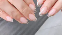 オフ込みガラスフレンチ✨ベースナシ。ベースありの場合別途¥1000かかります。