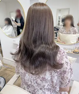 【🎀ブリーチしたくない方🎀】 グレージュ限定🩶7種トリートメント付き✨️ 《カウンセリング撮影モデル様限定価格》