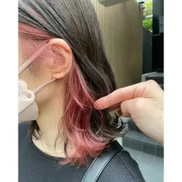 🙇🏻‍♀️12月予約不可《水・木17時限定》イヤリングカラー+全体カラー+ハニーTr🌼✨　※説明欄お読みください