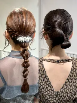 ⟨ 結婚式参列や同窓会に𓍲 ⟩華やか似合わせヘアセット💖