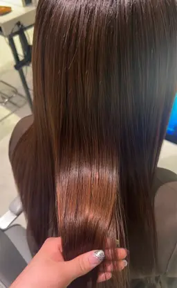 縮毛矯正+カット+3 stepトリートメント【フローディア】