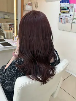 ブリーチなしワンカラー🩶