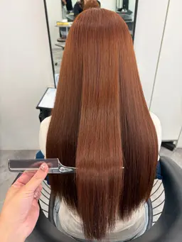 💛人気NO1🌈カット+髪質改善カラー＋トリートメント