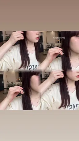 【🍒色落ちまで可愛い🍒】暖色ワンカラー🩸➕髪質改善トリートメント🛁➕頭皮洗浄marbb🫧🫧