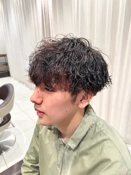 【メンズ限定】カット✂️+波巻きパーマ🌀 しっかりカール感が欲しい方におすすめ💖
