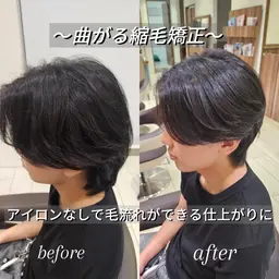 🔥minimo限定価格🔥  ✂メンズカット＋曲がる縮毛矯正✂