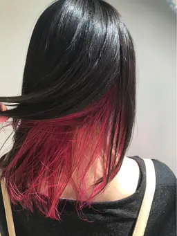 ブリーチ2回インナーカラー