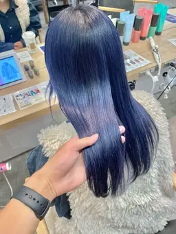 〈人気No.1〉🧊寒色系🧊ダブルカラー《ブリーチ１回&カラー》  ＋外部コーティングトリートメント