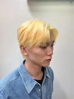 【大人気メンズハイトーン】メンズカット✂️+ダブルカラー👦🏼