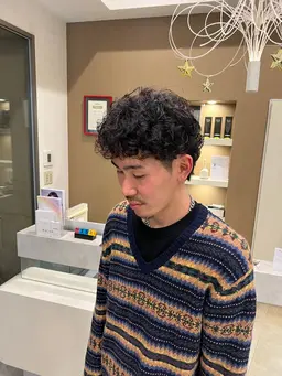 【メンズ限定】カット+パーマ🧑🏻‍🦱　　　🚨必ず詳細お読みください🚨