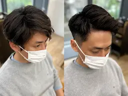 【メンズ特別クーポン🉐👨🏻‍🦱💙】カット＋眉カット＋シャンプー¥5850