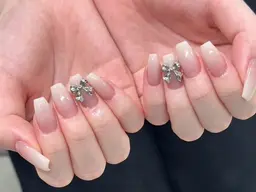 【チップ長さ出し】ベイビーブーマーorマグネットorチークorグラデーション（オフ+1000円)