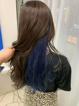 インナーカラー(ブリーチ込み)＋オンカラー＋内部補修3STEPトリートメント