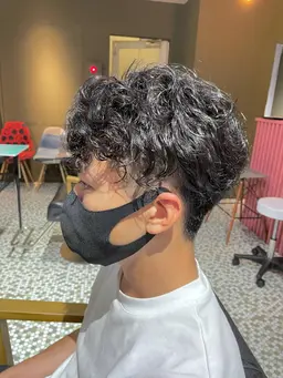 🧞‍♂️メンズカット＋パーマ✨通常パーマ、ソフトスパイラル、ボディーパーマ、デザインパーマなどok❗️