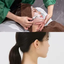 美肌フェイシャルシェービング&うなじシェービングCCクリームお仕上げ✨💆🏻‍♀️