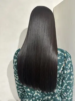 髪質改善ストレート、カット