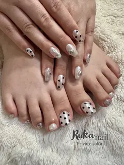 フットネイル★10本アートコース¥7,700!!