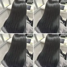 🖤落とせる黒染め🖤ワンカラー＋2steqトリートメント（オフブラック・ブリーチで落ちる黒・就活・暗染）