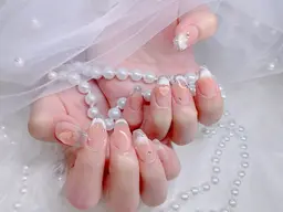 人気No3★《チップスカルプ》マグネットフレンチ(メンズ予約可)￥7990