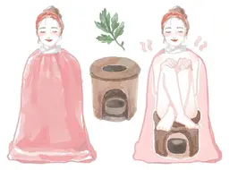 🌿よもぎ蒸し【30分】　¥3.500