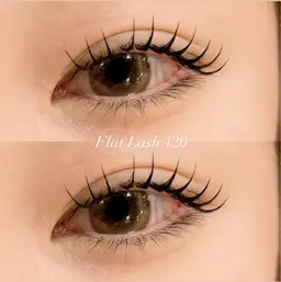 ❤️🔥ダブルフラットラッシュ120本(60束)❤️🔥オフ・コーティング込み🫧🤍