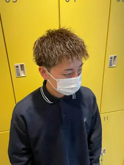 [メンズ]カット＋ケアカラー＋プチトリートメント