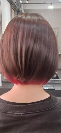 カット＋インナーカラーor３Dハイライト