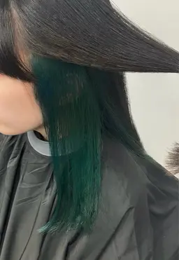 🌼特別特価🌼カット＋インナーカラーorイヤリングカラー(1ブリーチ＋オンカラー)＋1ステップトリートメント