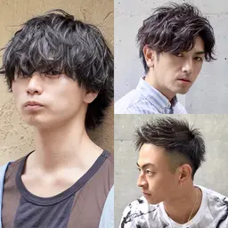 《メンズカット＋眉カット+炭酸シャンプー/¥3,000》