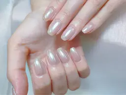 自爪★オーロラorミラー「ジェルオフ無料」