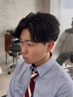 【⠀2月限定‼️⠀】メンズカットニュアンスパーマ➕ヘアスタイリング