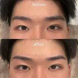 メンズアイブロウワックス(長さカット・間引き込み)🚹保湿ケア付き🚹