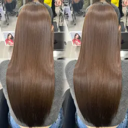 💜髪質改善 LV★2💜弱酸性美髪縮毛矯正+カット+5 StepTOKIO＋ナノスチーマー+超音波アイロン