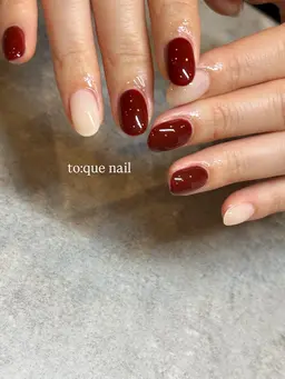 ちゅるんネイル🤍ワンカラー🫧ケア付き💅お手元を綺麗に✨